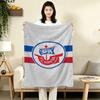 1PC Fc Hansa Rostock Patterned Flannel Blanket Suitable For All Seasons For Home Decor Warmth And Comfort Gifts Holiday Present