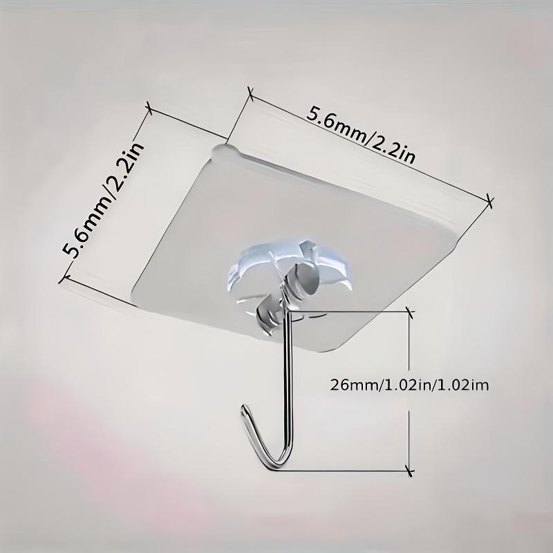 Strong Adhesive Waterproof Wall Hook For Bathroom Toilet Seamless Multi Purpose Hanging Storage Organizer Minimalist Round