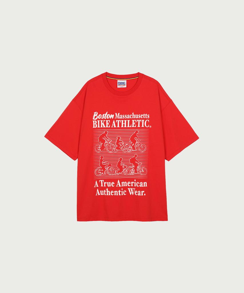 BIKE Cyclist T-Shirt Red