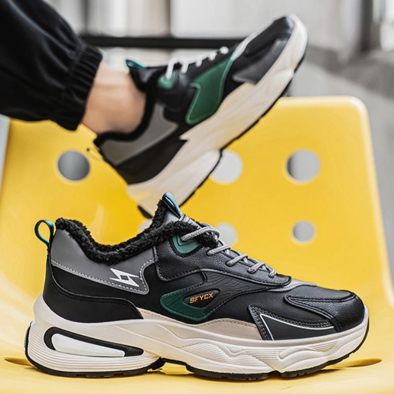 Новые старые папины туфли зимние плюшевые повседневные кроссовки мужские теннисные туфли модные уличные удобные износостойкие туфли на платформе Hombre