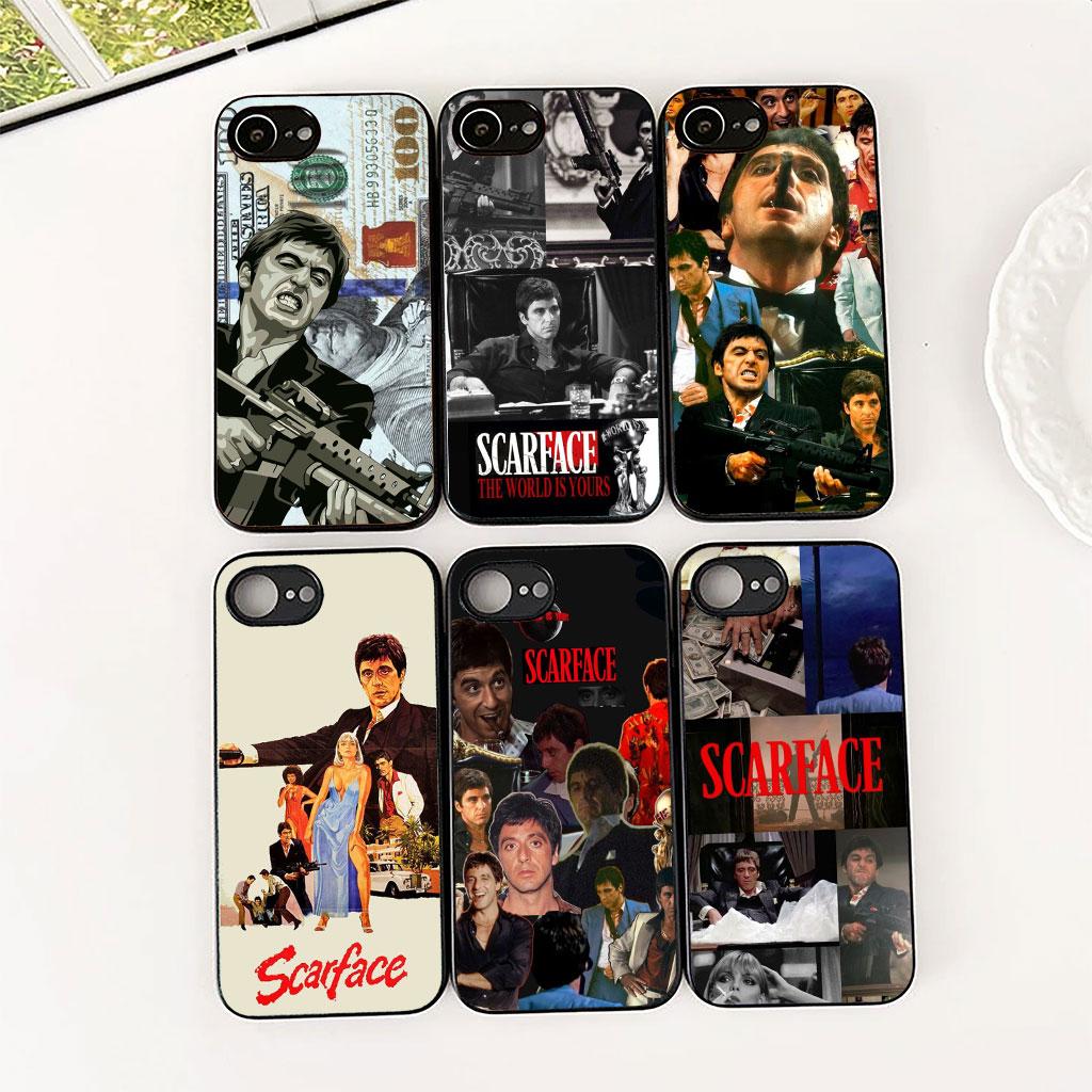 Phone Cover for Motorola Moto G86 G57 E14 E15 G14 G34 G35 G84 G24 A54 G15 Power E22 Soft Silicone Case S-Scarfaces Wallpaper