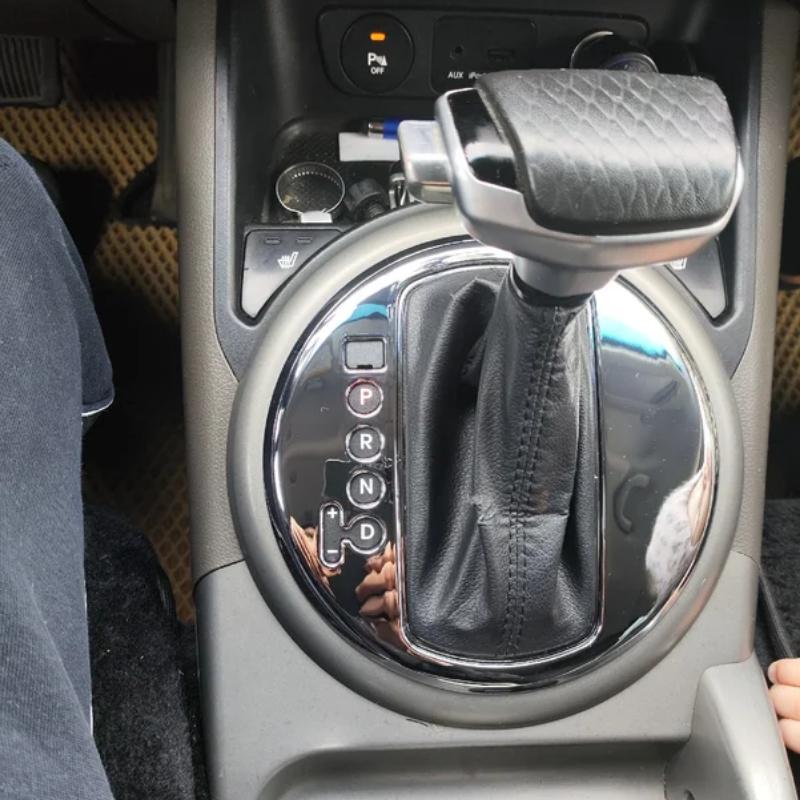 Для Kia Sportage SL Sportage 3 2011 - 2015 LHD AT Автомобиль Головка рычага переключения передач Панель Крышка Отделка ABS Хром Наклейка