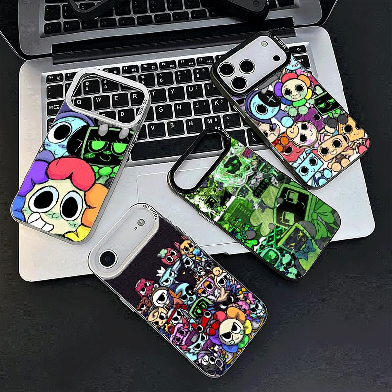 Игровой чехол D-Dandys W-World для телефона iPhone 15 16 17 Pro Max 17Air 16E 14 Plus 13 12 Mini Ударопрочный чехол Задняя крышка