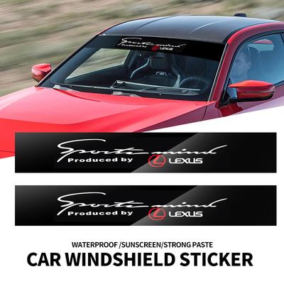 Наклейки на лобовое стекло автомобиля Декоративные наклейки для F-SPORT ES RX NX LS UX LM LX GX LC RZ IS CT GS RC HS SC TX