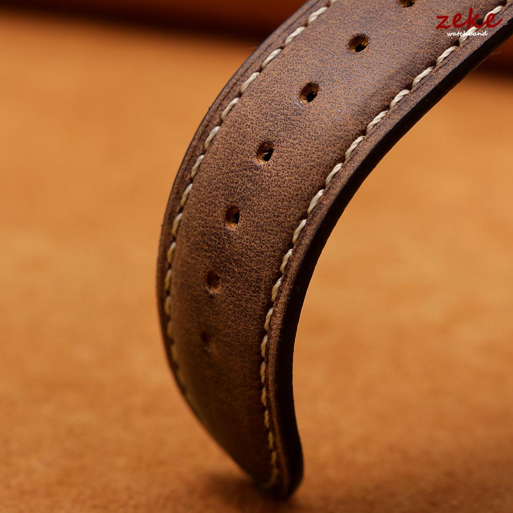 Кожаный ремешок для часов из воловьей кожи, застежка-бабочка, быстросъемный браслет 14/16 мм 18 мм 20 мм 22 мм 24 мм для Samsung Galaxy Watch 7/6/5/4