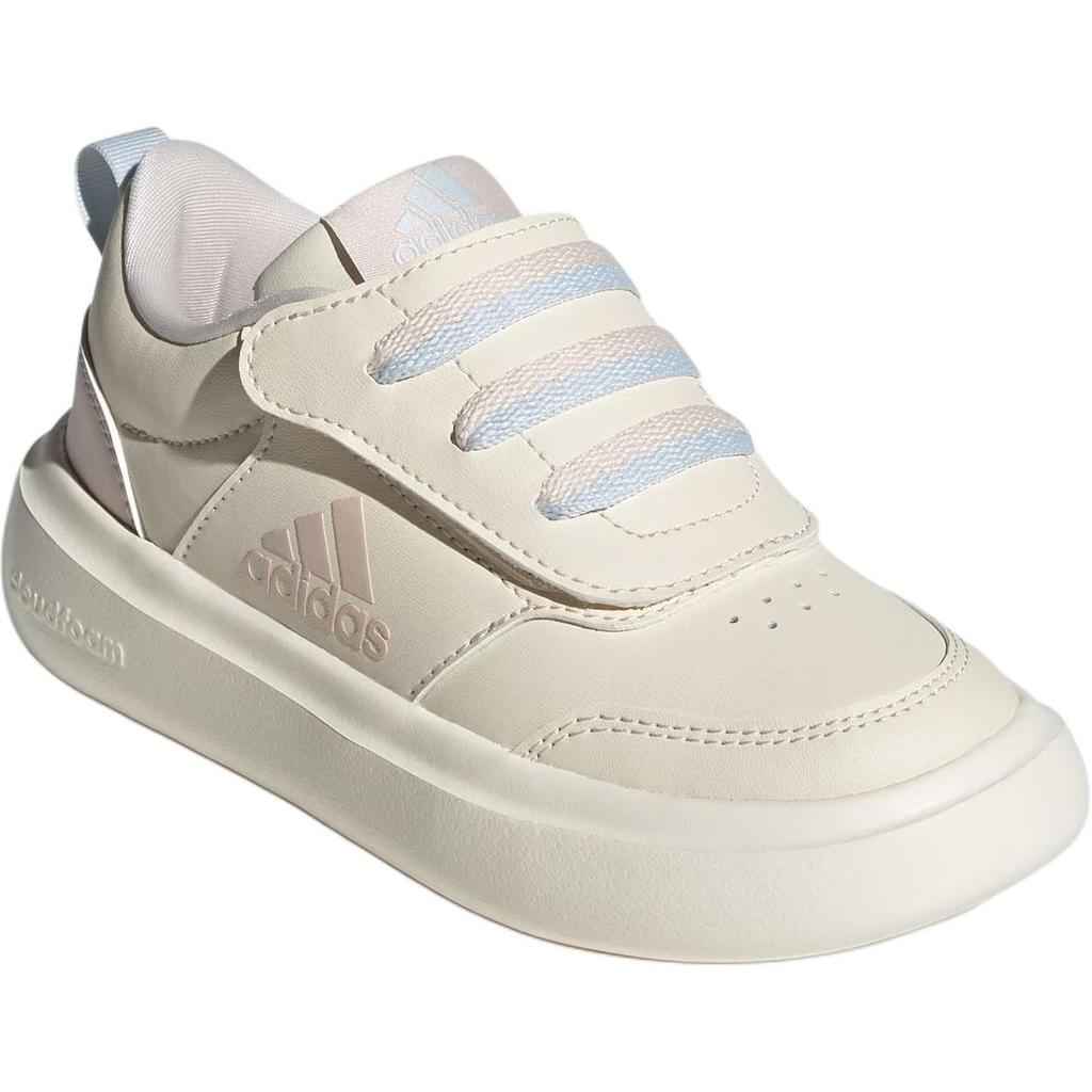 Adidas Park St Synthetic Leather Comfortable Versatile Durable Low-Top Casual Shoes Kids Casual Shoes Light-Blue JR2135