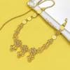 Golden Zinc Zinc Alloy Belly Chains Metal Flower Hollow Out Belt New Waist Chain  Gypsy Style