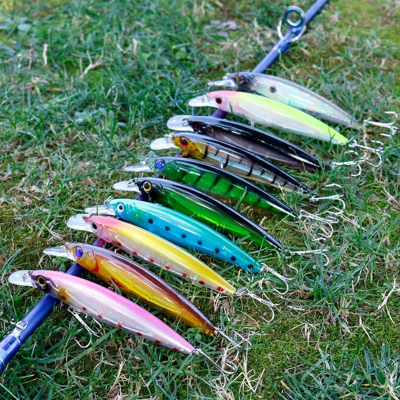 Рыболовные приманки, 10 шт., Topwater Pencil Popper, пластиковые приманки для литья, троллинга, воблеры, жесткая наживка для рыбалки