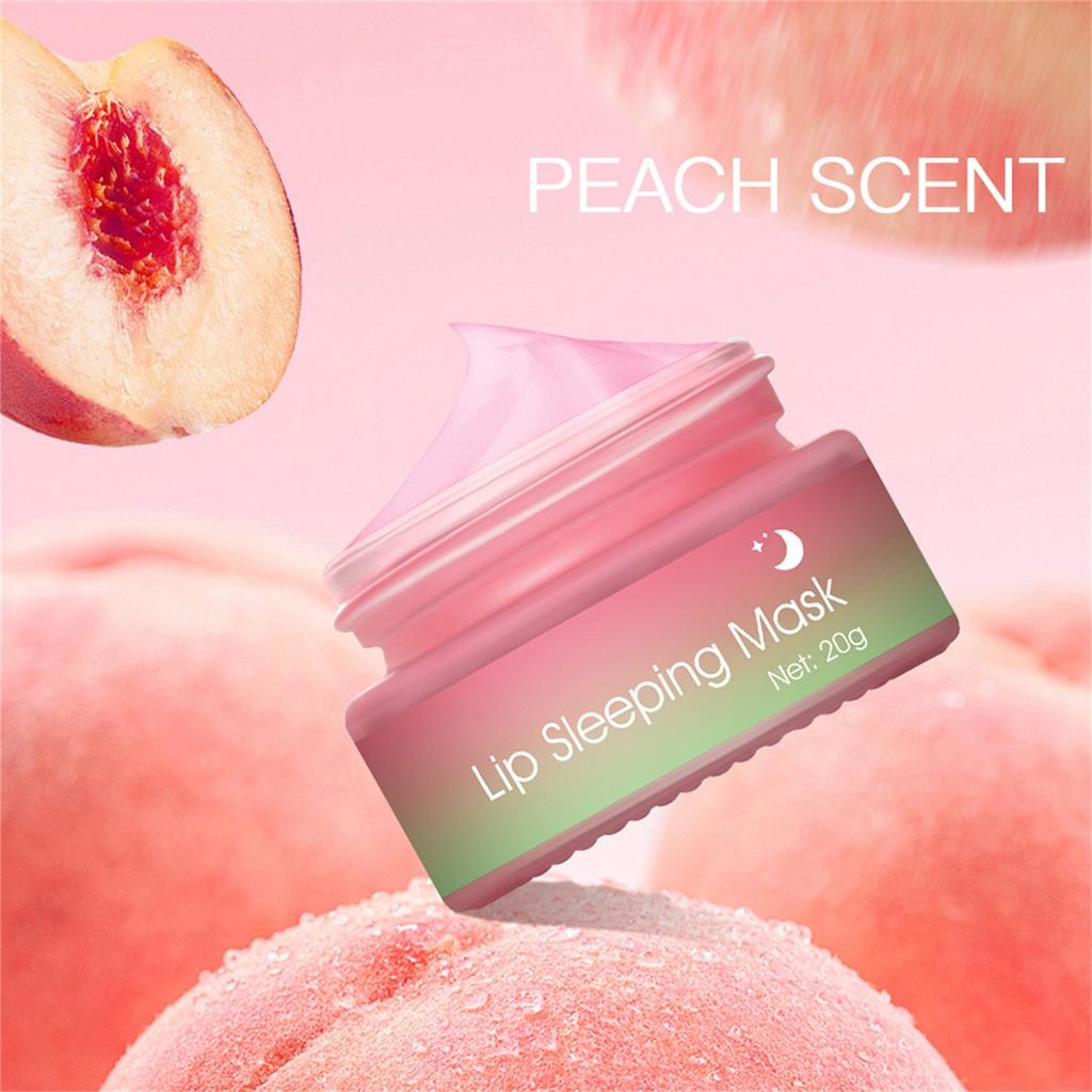 Спящая маска для губ (20g), Усилитель увлажнения и коллагена, восстановление губ, ежедневное увлажнение