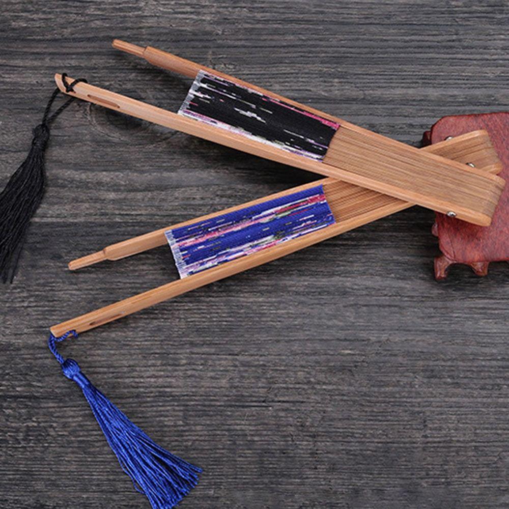 Принадлежности Украшение для дома Подарок Танцевальное выступление Ручной веер Реквизит для фотографии Складной веер Круглый веер