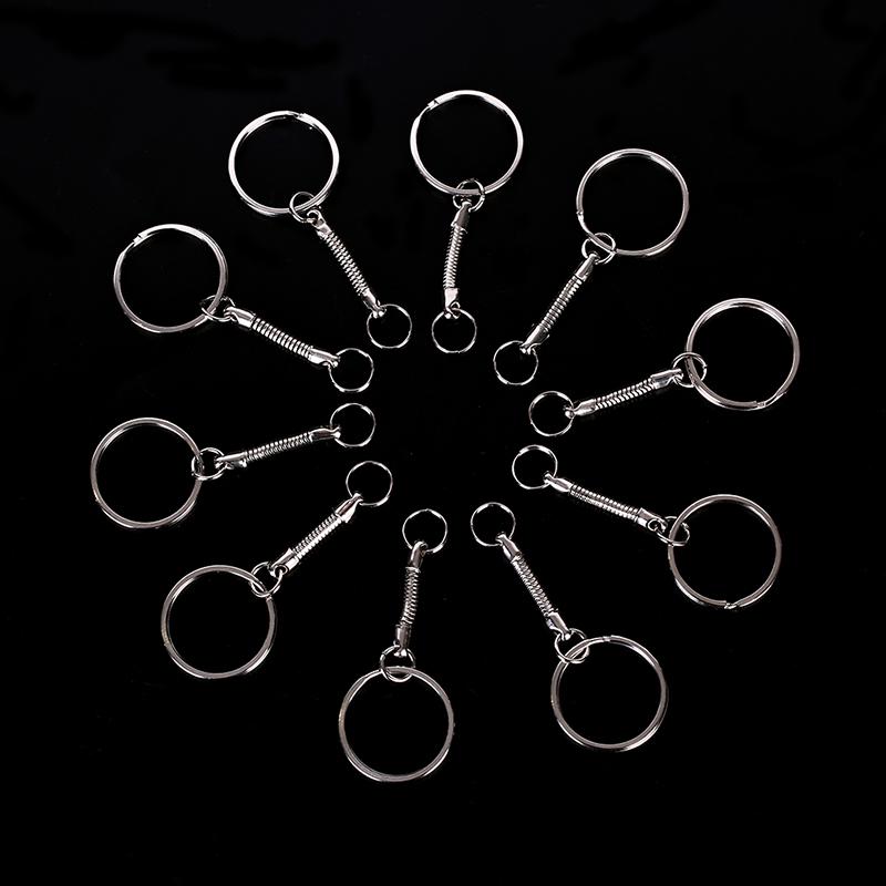10X цепочка для ключей в виде змеи, серебряные ювелирные изделия «сделай сам», аксессуары для ювелирных изделий