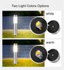 1/2/4/10 Pack 600mah Solar Garden Pathway Lights Outdoor LED Lighting Ground Plug Bollard Light for Patio, Gardens,Pathways,Lawn
