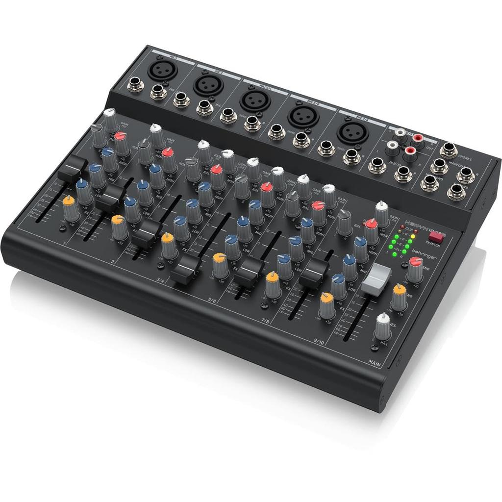 Аналоговый микшер Behringer с 10 входами и 5 микрофонными предусилителями XENYX 1003B