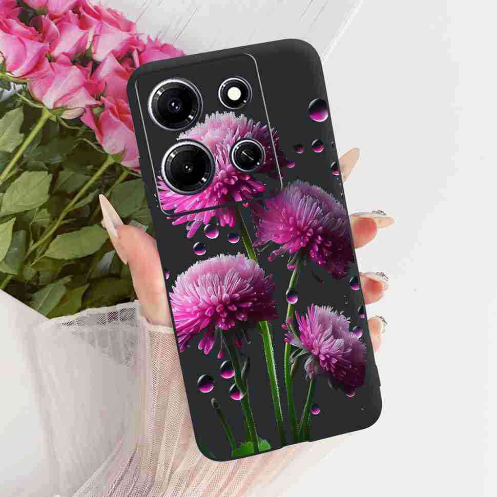 Чехол для телефона Infinix Note 30i X6716 Стильный окрашенный чехол для Infinix Note30i Note 30i Мягкий силиконовый ударопрочный чехол Fundas