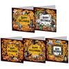 6Pcs Special Shape Halloween Pumpkin Gnome Diamond Handmade Card Rhinestone Painting Card Kit for Adults Holiday Friends Family
