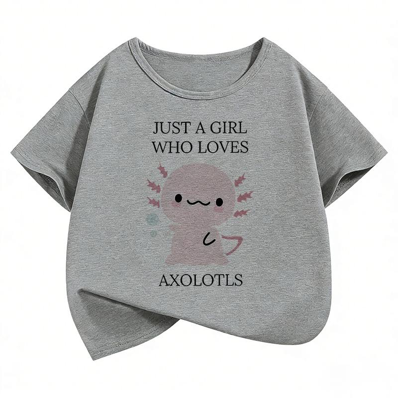 Graphic Animals Design Short Sleeve T Shirts Short Sleeve Kids Children's T-shirt Boys Girls Summer Spring Casual Top Tee Shirt