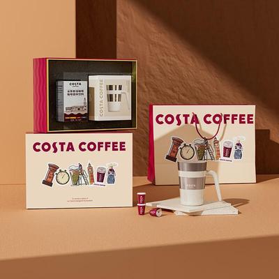 Подарочный набор кофейных кружек COSTA Leisure Time из нержавеющей стали 316