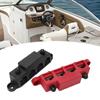 2 шт. 4-контактный блок шин для распределения питания, клемма M10 для грузовиков 12–48 В, автодомов, лодок, прицепов