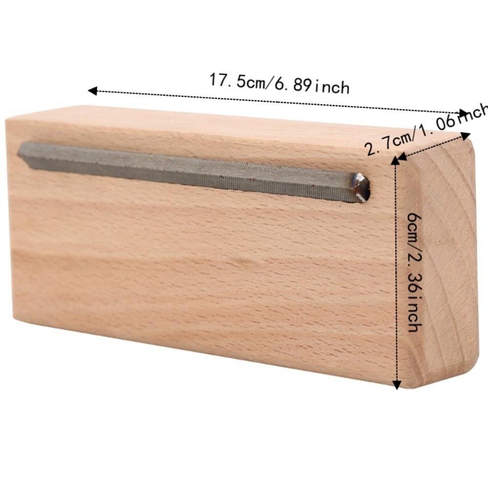 45 Degrees Guitar Fret File Wood Color Luthier Maintenance Tool Guitar Repair Tool For Guitar