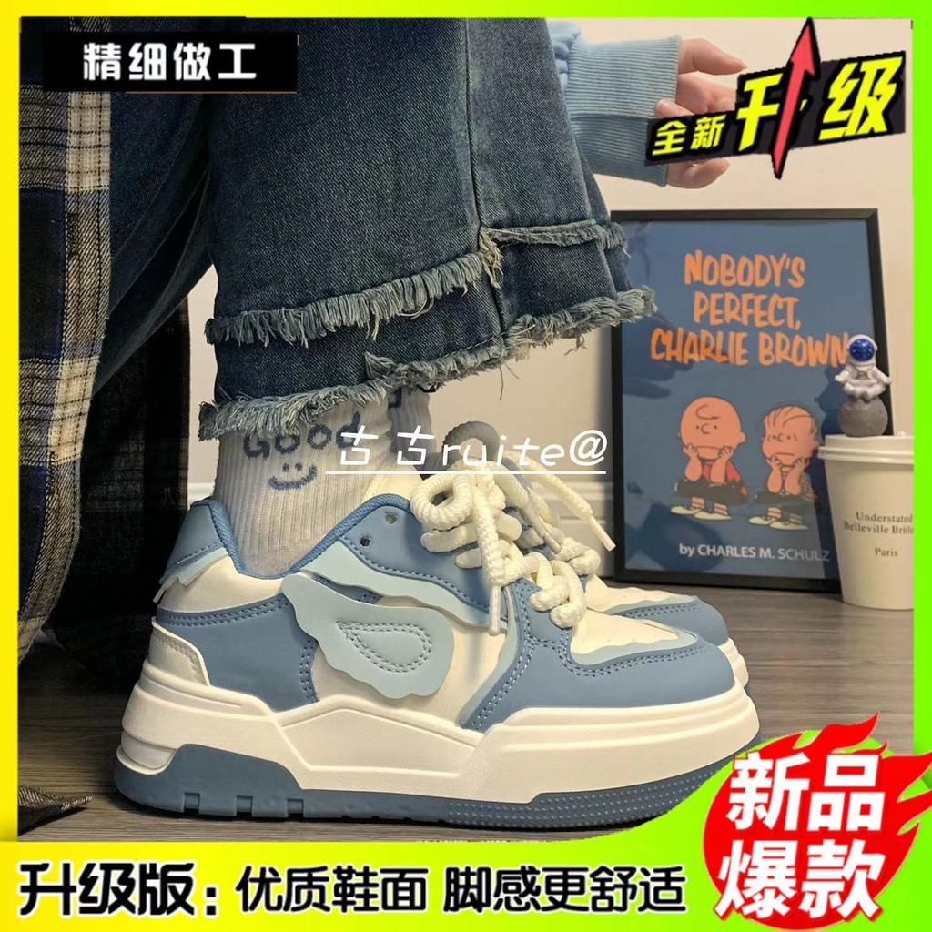 Женские туфли черно-белые панда маленькие белые туфли детские 2024 весна и осень новые универсальные спортивные и досуговые высококачественные студенческие туфли