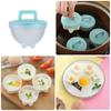 4 шт. Креативный набор форм для варки яиц Сделай сам Кухонная пароварка для яиц Безопасная форма для жарки яиц для приготовления завтрака