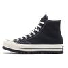 Chuck Taylor All Star Удобные эспадрильи на высокой платформе Унисекс Черно-белые