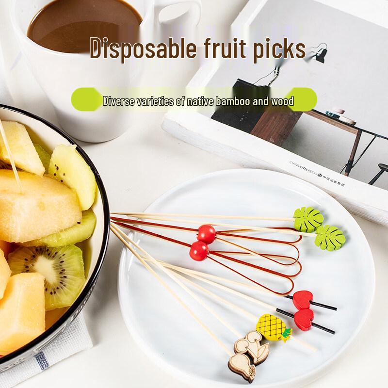 Disposable Bamboo Fruit Skewers