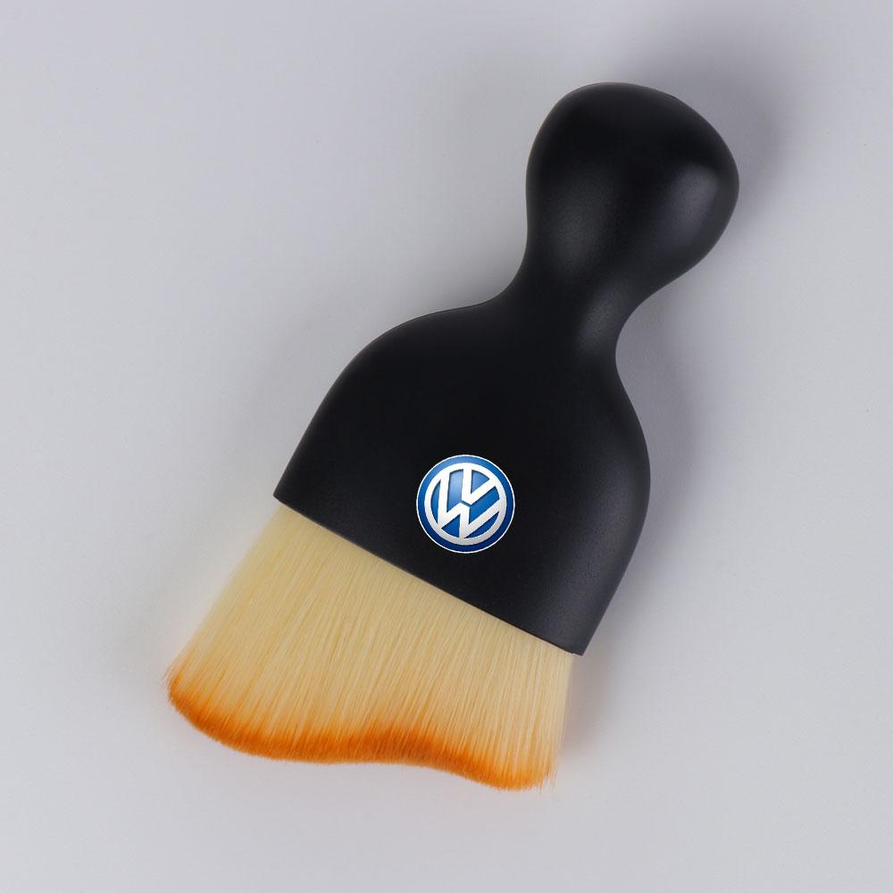 Car Sticker Hub Caps Car Interior Cleaning Tool Soft Brush Gap Dust Removal Tools For Volkswagen VW GTI Golf Sagitar Lamando Jet