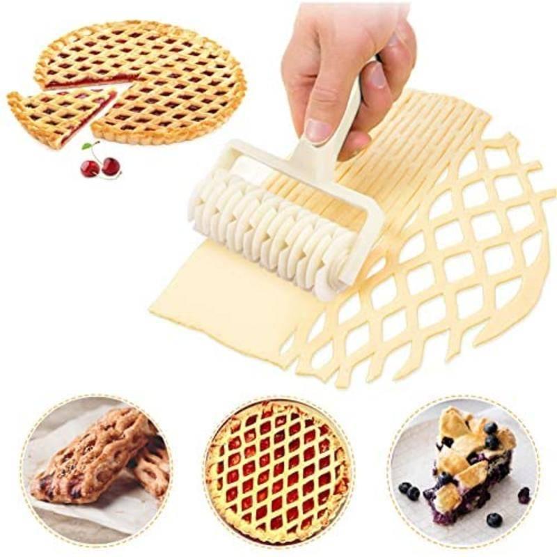 Решетчатый роликовый резак, инструмент для выпечки печенья, пирога, пиццы, хлеба, теста, корочки, роликовый резак для выпечки, бытовые инструменты для экономии времени, инструменты для выпечки кондитерских изделий для пирога, пиццы, печенья