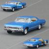 KiNSMART Модель игрушечного автомобиля 1/43 Chevrolet Impala 1967 Классическая литая миниатюра Машинка с инерционным механизмом Коллекция Подарок для ребенка Мальчика