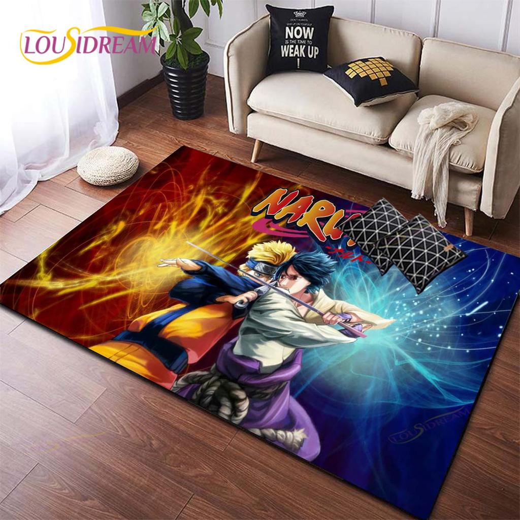 Anime Naruto Carpet Kids Carpets Living Room Tea Table Mats Bedroom Rug Washable Floor Mats Household Area Mat Dinosaur Rug