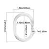 24Pcs Clear Shower Curtain Rings Removable Shower Curtain Hooks  Shower Installation