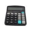 Solar Calculator 12 Digit Large LCD Display Solar and Battery Dual Power Desktop Calculator for Office