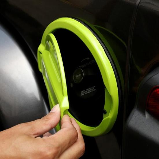 Gas Fuel Filler Door Tank Cap Cover Accessories for Jeep Wrangler JL 2018+ Green