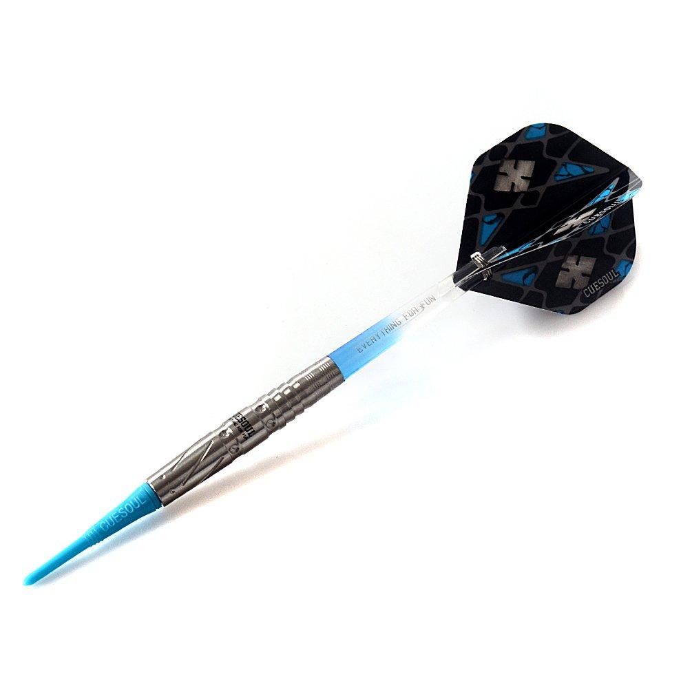 Набор дротиков Cuesoul Tungsten Soft Tip 20 г вольфрамовый корпус 95% + (СОФТ-C1003-L)