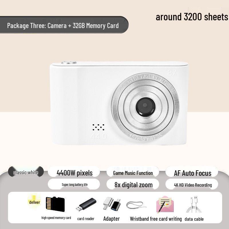 Ретро Милая Двойная Камера HD Polaroid для Студентов