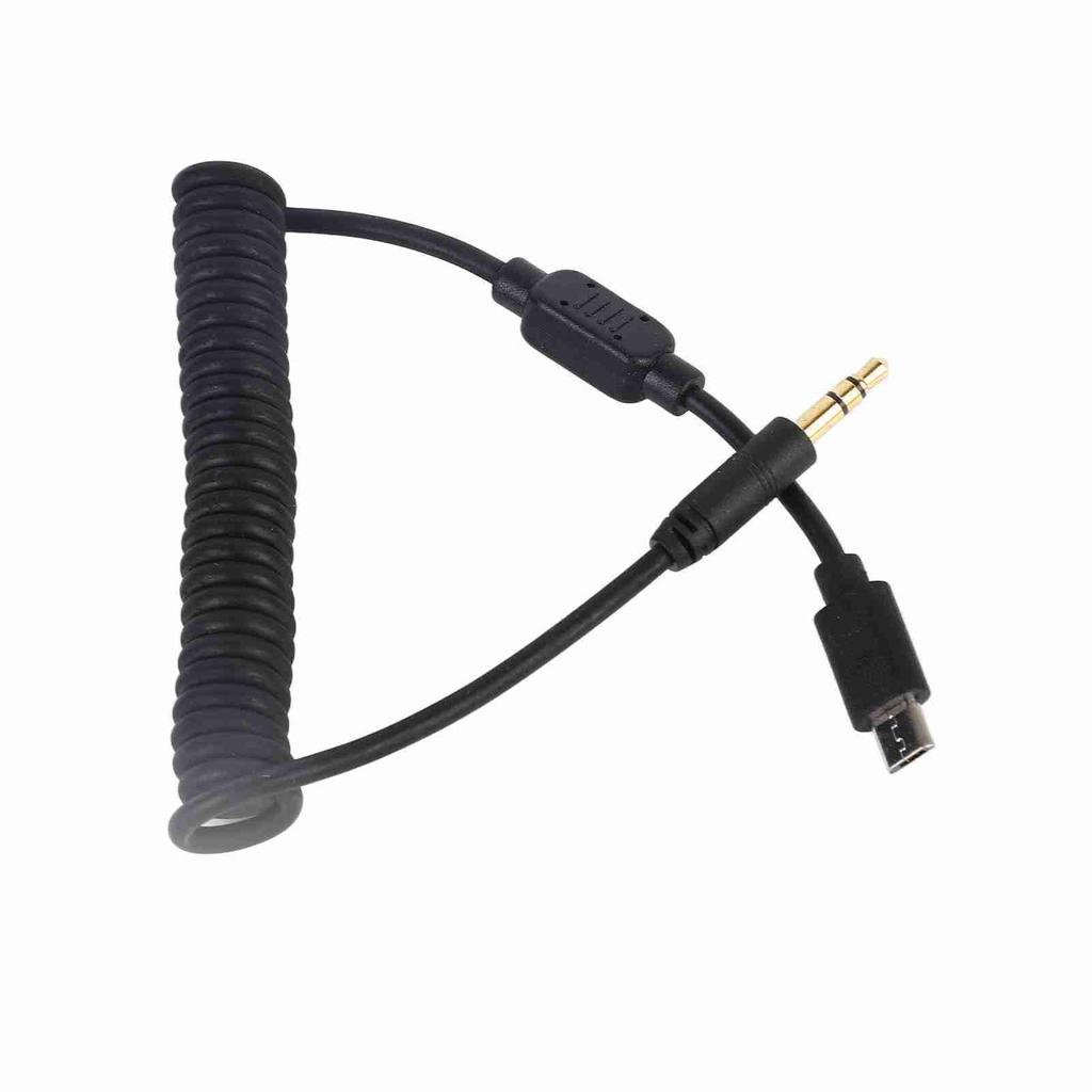 1М Кабель дистанционного спуска затвора 3,5 мм Кабель с пружиной для спуска вспышки камеры Аксессуары для камеры для GFX X