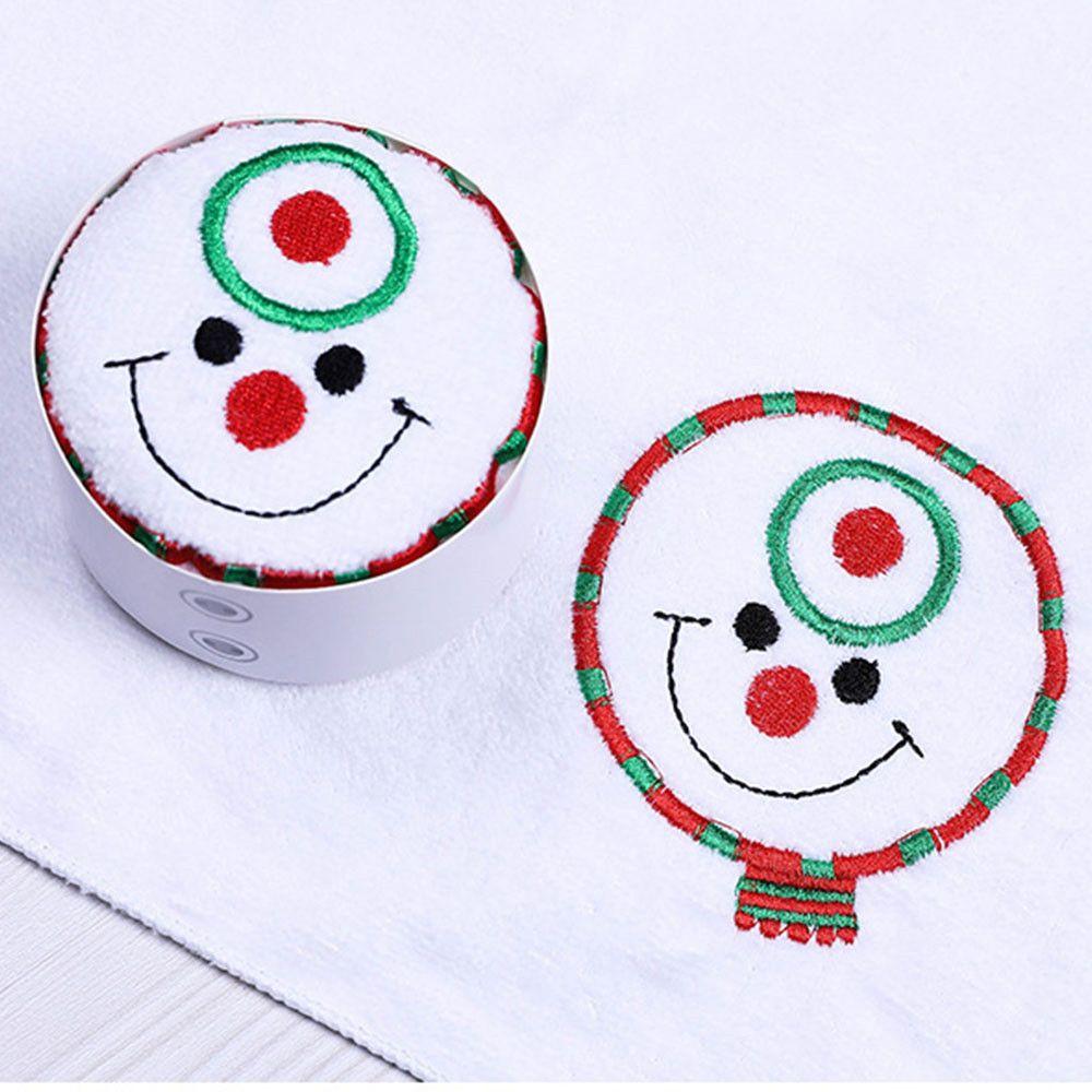 New Year Decoration Cupcake Cotton Towel Christmas Decorations Christmas Towel Merry Christmas Gift