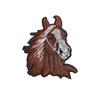 Horse Head Iron On Patches Applique Patches Animal Repair Patches Pony Embroidery Patches for Clothes Bag Decoration