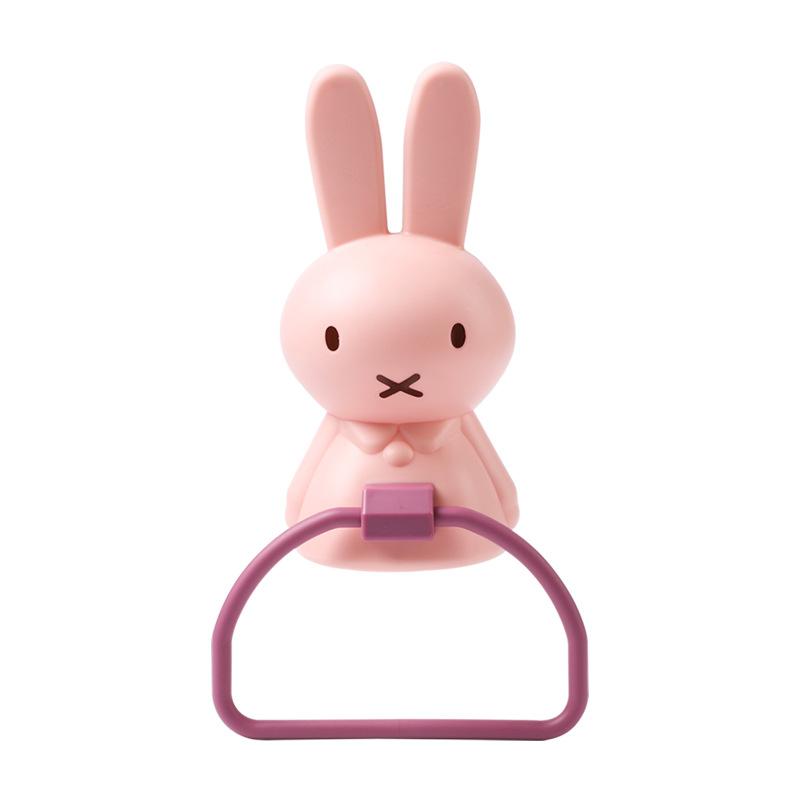 Детская вешалка для полотенец с мультяшным кроликом, вешалка для полотенец, настенный держатель для полотенец, вешалка для ванной комнаты, подарок для детей