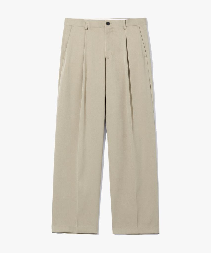 SUARE Linen-Like Single-Pleat Pants - 4 Colors