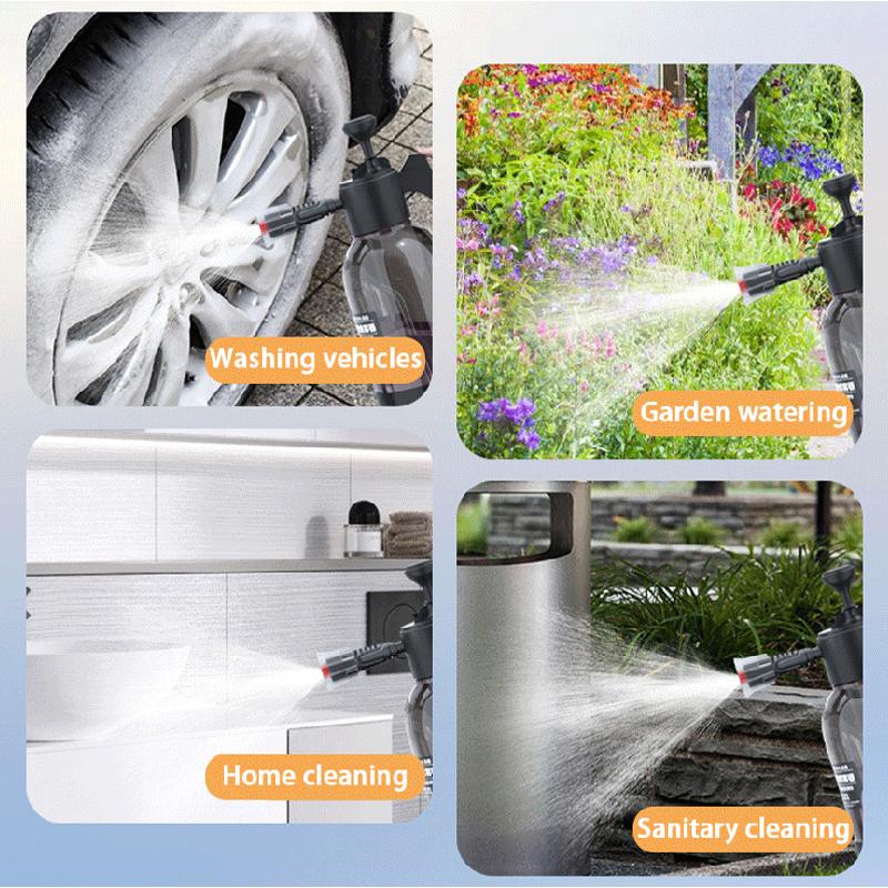 Автомобильный пенный распылитель высокого/воздушного давления, ручной насос, пенный распылитель, пневматическая бутылка для мойки автомобиля, 2 л, пенный горшок для снега, аксессуар для чистки