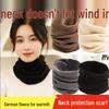 Newcomer 0.3: Warm Fleece Velvet Scarf - Thickened, Fleece-Lined, Windproof Neck Warmer for Autumn and Winter
