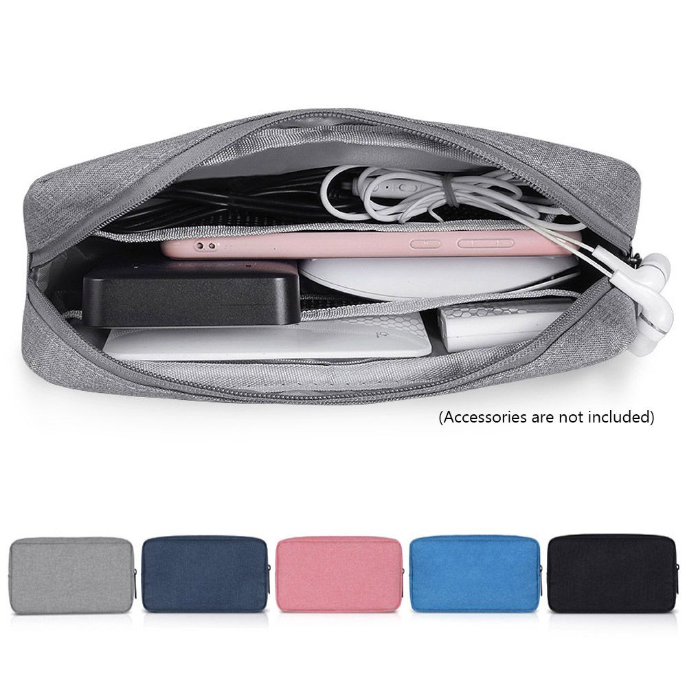Organizer USB Cable Earphone Gadget Devices Pouch Makeup Cover Digital Accessories Storage Bag