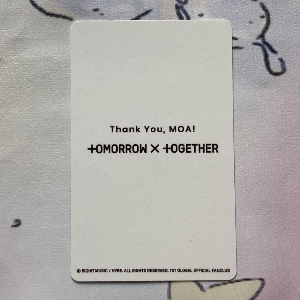 [USED] TXT Hueningkai FC New Membership & Friend Referral Campaign Trading Card