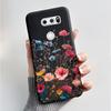 For LG V30 Case H930 H931 LGV30 V30 Plus V30S V35 ThinQ LM-V350 Soft Cover Luxury Fashion Flower Butterfly Black Silicone Casing
