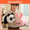Dog Rabbit Flip Plush Toy Cartoon Duck Panda Husky Stuffed Doll Decoration 32cm