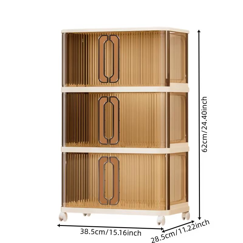 1 складной пластиковый шкаф для хранения вещей, шкаф для игрушек и закусок, вместительный двухдверный ящик для хранения, многослойный шкаф для хранения вещей