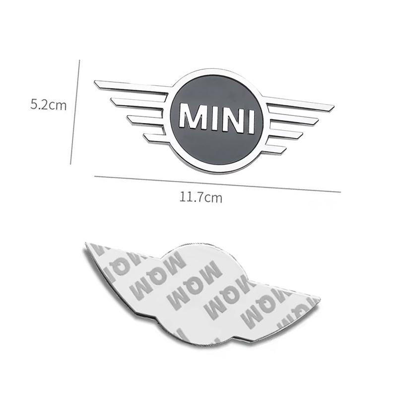 3D Car Chrome Emblem Sticker Auto Trunk Decoration Badge Label For BMW MINI WORKS One Cooper JCW R60 R59 R58 R57 R56 R55 R53 R52