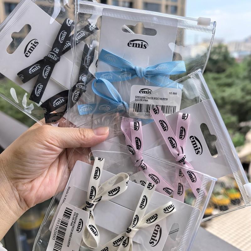 Korean Plaid BB Hair Clip for Women - Chic Forehead, Bangs, and Side Styling Accessory